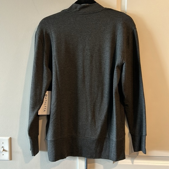 Athleta Purana V-Neck Wrap Sweatshirt NWT - Picture 2 of 8